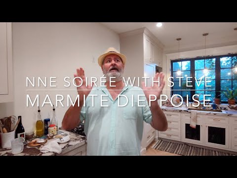 Marmite Dieppoise, Mussels, Cod, Salmon, and Sea Scallops. French Fish Stew with a Steve Twist