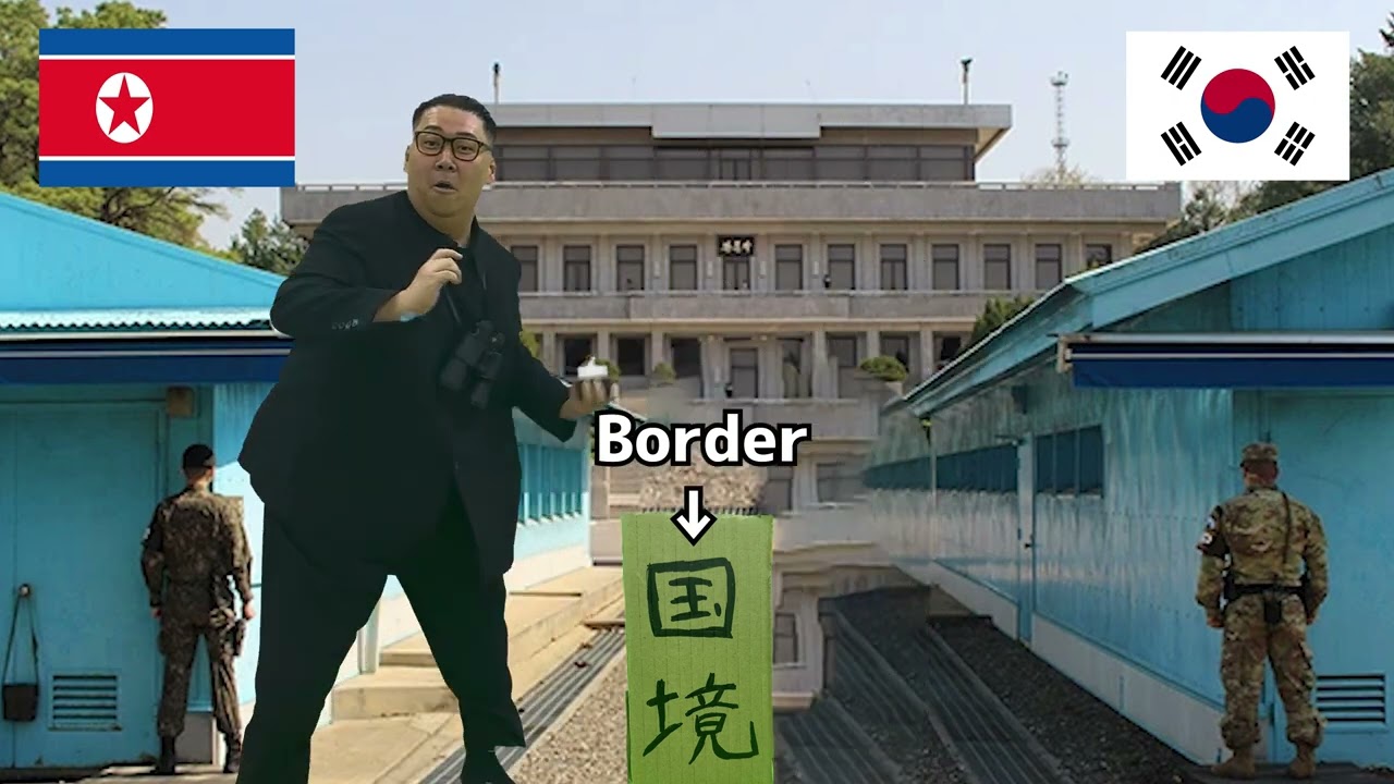 Kim Jong Un crosses the border