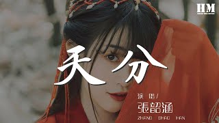 張韶涵 - 天分『眼角微溼的  淚痕』【動態歌詞Lyrics】