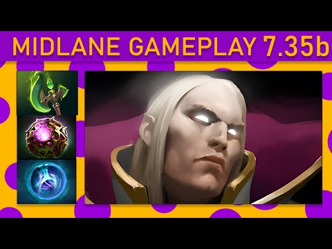 ⭐Invoker 20+ Kills! Mid Gameplay 7.35b - Dota 2 Top MMR