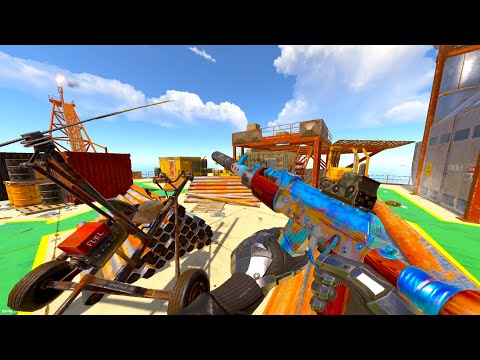 Solo Speedrunning 800 Pop Wipeday - Rust