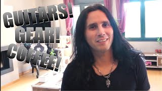 At home w/ Gus G. - personal guitars, gear &amp; coffee
