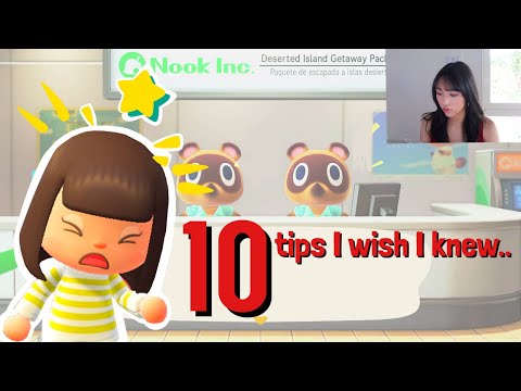 10 tips I wish I knew before starting ANIMAL CROSSING! ACNH