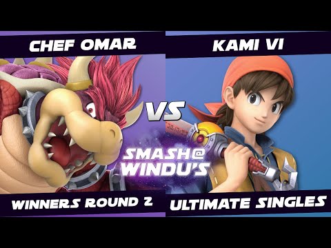 Chef Omar (Bowser) vs Kami VI (Hero) - Smash @ Windu's 116 - Winners R2 SSBU