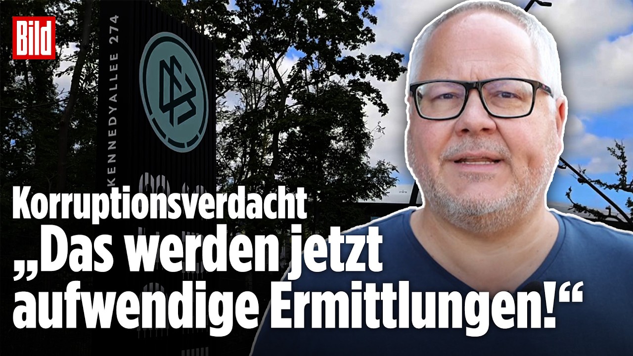 RAZZIA IN DFB-ZENTRALE: Korruptions-Verdacht zur Fußball-EM 2024