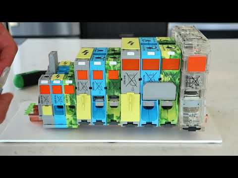 Wago 285-194 Dviejų laidų šynų jungtis 95 mm² mėlyna 285-194 video