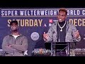 JERMELL CHARLO GOES OFF ON TONY HARRISON TO HIS FACE! YELLS AT HIM OVER "FAKED INJURY" AT PRESSER