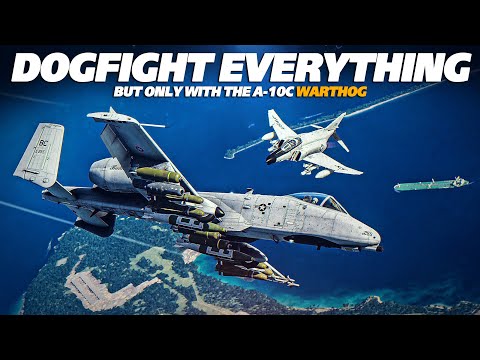 Dogfight Everything But Only In The A-10C Warthog | Bandit Unknown | Digital Combat Simulator | DCS