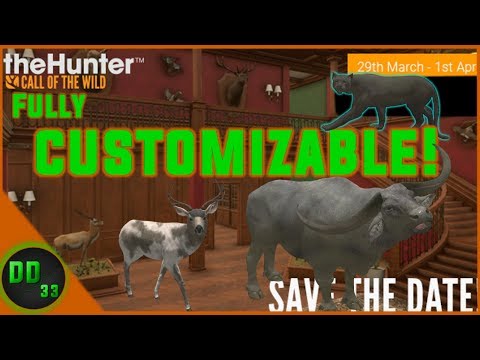We're Getting FULLY CUSTOMIZABLE TROPHY LODGES!! TheHunter Call of the Wild 2019