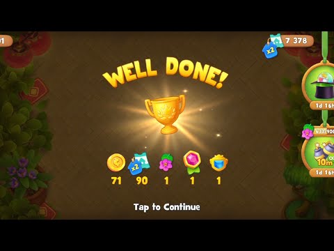 Golden Cup 9886 Stage 20 ▪︎ really  difficult stage ☆ Gardenscapes by Anne