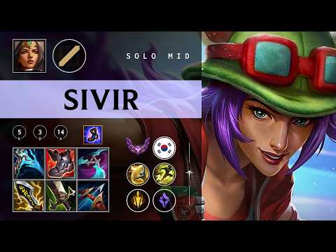 Sivir Mid vs Twisted Fate - KR Master Patch 26.04