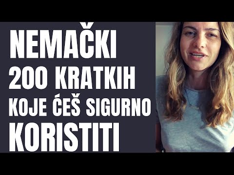 200 KRATKIH NEMAČKIH REČENICA KOJE KORISTIMO SVAKOG DANA.| NAUČI PRVO NAJVAŽNIJE - JELENA