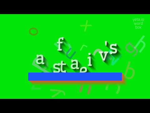 ASTAFIEV'S - HOW TO PRONOUNCE IT? #astafiev's