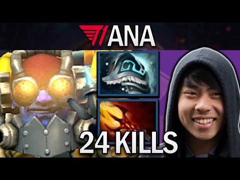 Tinker Dota 2 7.32 Gameplay T1.Ana with 24 Kills and Dagon 5 #dota2 #dota2gameplay