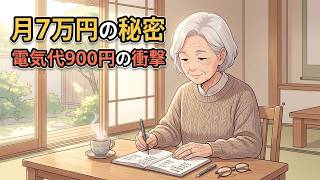月7万円で豊かな82歳！驚愕の節約術と生活の知恵