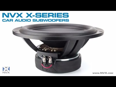 NVX 12" X-Series Loaded Subwoofer Enclosure-video