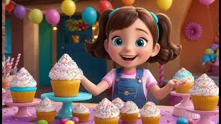 The Cupcake Parade Goes Marching On | Fun Nursery Rhyme for Kids | Sing-Along Song