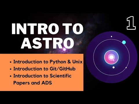 Introduction to Astronomy Research 2021 - Week 1