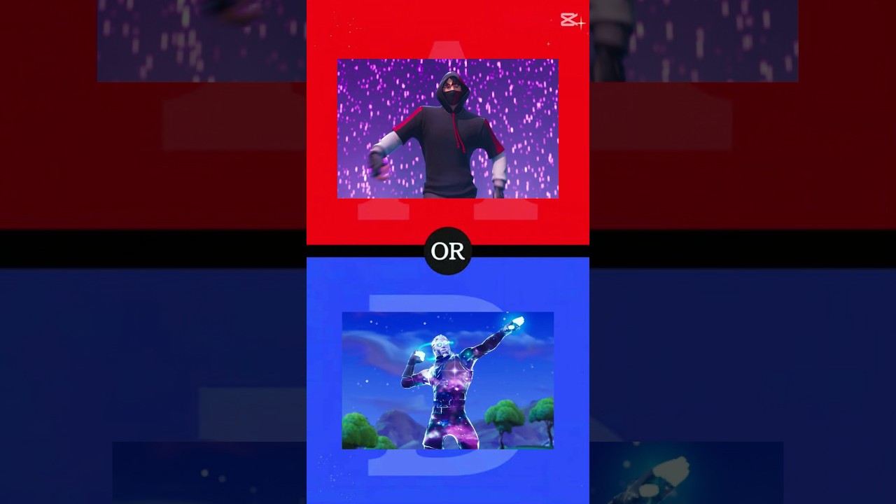 【究極の二択】アイコニックvsギャラクシー【フォートナイト/Fortnite】