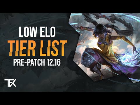 Low Elo Pre  Tier List | Patch 12.16 | german | TFK