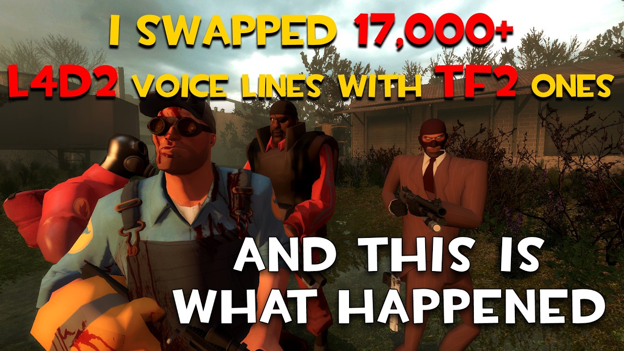 Left 4 Dead 2: Team Fortress 2 Characters Voice Sounds Addon [ Mod Showcase ]
