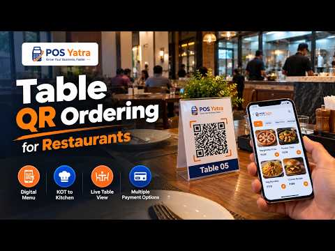 Table QR Ordering – Guest Scans, Orders & Pays at the Counter