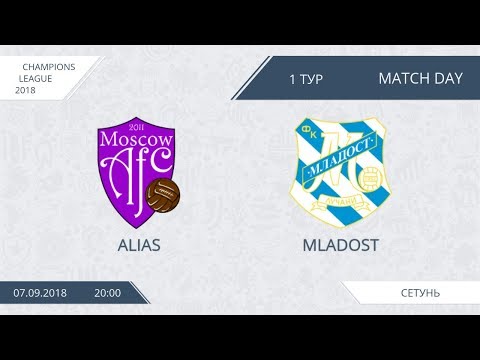 AFL18. Champions League. Day 1. Alias - Mladost