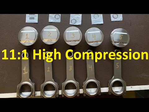 Volvo 850 Build Part 3 - Pistons + Rods