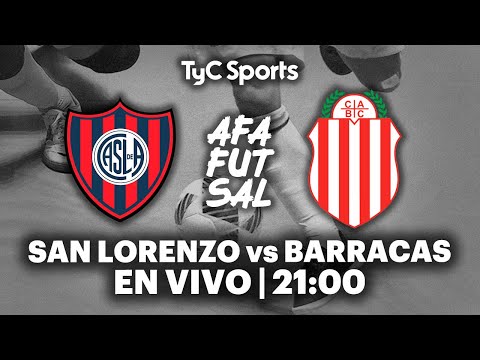 EN VIVO 🔴 SAN LORENZO vs BARRACAS CENTRAL | Futsal AFA - Primera División