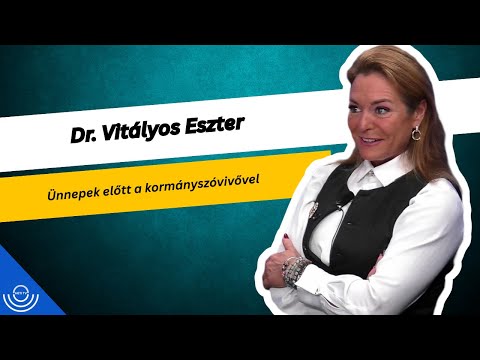 Pirkadat: Dr. Vitályos Eszter – Ünnepek előtt a kormányszóvivővel