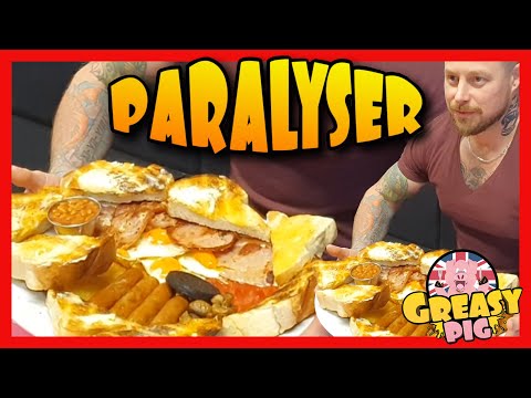 2000 Calories Breakfast Food Challenge | The Greasy Pig | Leeds
