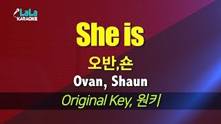 오반,숀(Ovan, Shaun) - She is / LaLa Karaoke 노래방 Kpop