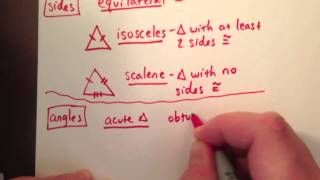 Geometry Notes 4-1 Classify Triangles, Angle Measure Part 1