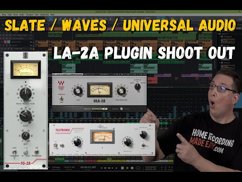 Slate FG 2A vs CLA 2A vs Universal Audio LA-2A | Shoot Out