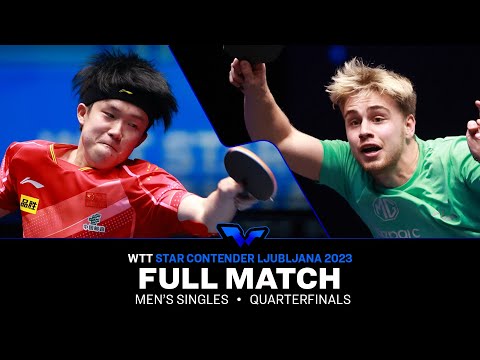 FULL MATCH | WANG Chuqin vs Truls MOREGARD | MS QF | #WTTLjubljana 2023
