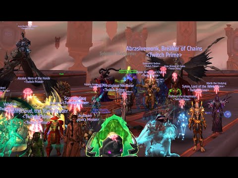 Mythic Sylvanas Windrunner vs Twitch Prime raiders (Subtlety Rogue PoV)