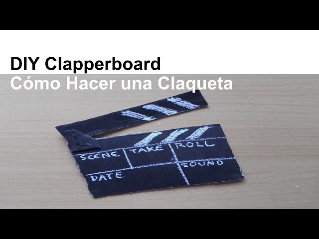 Vídeo relacionado con ULTECHNOVO 4 Pcs Claqueta de Cine de Madera 20x20cm Pizarra de Película Mini Clapper Board para Decoración de Fiestas Atrezo de Fotografía y Regalo para Cinéfilos Decoración Temática Cine