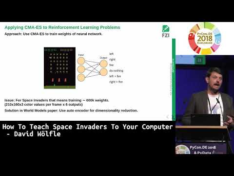 PyCon.DE 2018: How To Teach Space Invaders To Your Computer - David Wölfle