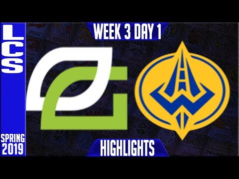 OPT vs GGS Highlights | LCS Spring 2019 Week 3 Day 1 | Optic Gaming vs Golden Guardians
