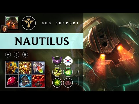 Nautilus Support vs Xerath - KR Master Patch 25.24