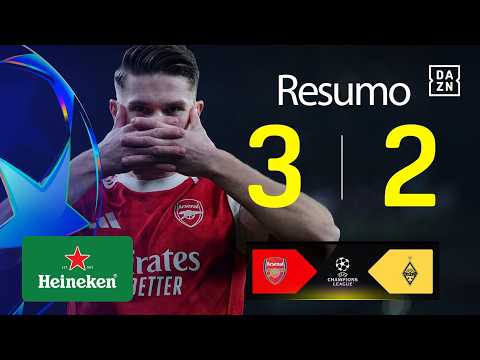Arsenal 3-2 Kairat (UCL 2025/26)