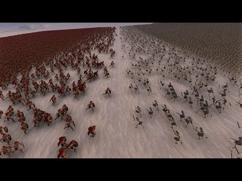 30.000 SPARTANS vs 30.000 SKELETON WARRIORS - Ultimate Epic Battle Simulator