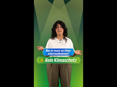 Was ist teurer als Klimaschutz?