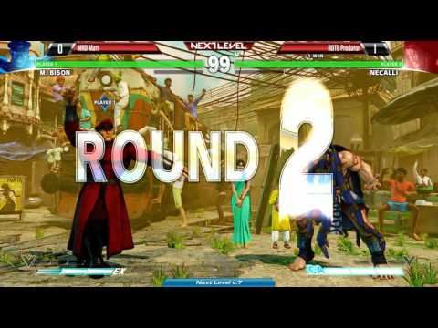 SF5 @ NLBC v.7 - MRD Matt (M. Bison) vs BOTB Predator (Necalli) [720p/60fps]