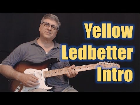Yellow Ledbetter Pearl Jam Guitar Tutorial (Intro)