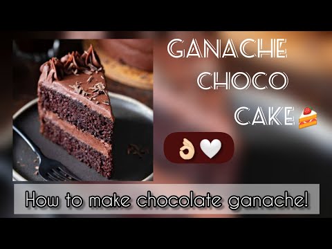 #How to make ganache choco cake#How to make chocolate Ganache @Achussaltandpepper