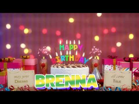 BRENNA Happy Birthday Song with Names 🌟 Happy Birthday to You