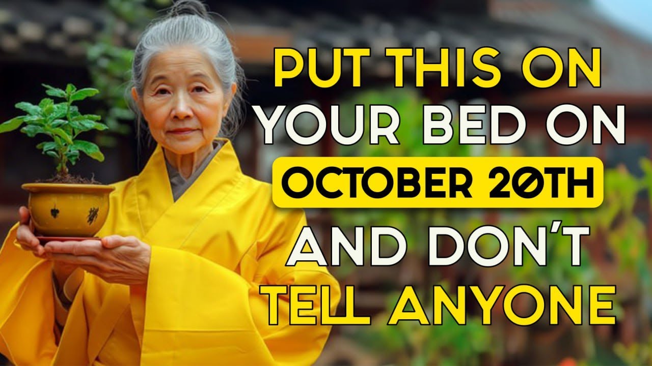 Place This in Your Bed on OCTOBER 20 and Say Goodbye to Your Money Problems | BUDDHIST Wisdom