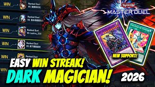 🔥DARK MAGICIAN DECK JUST GOT CRAZY! NEW SUPPORT MAKES WINNING EASY! YU-GI-OH! MASTER DUEL!