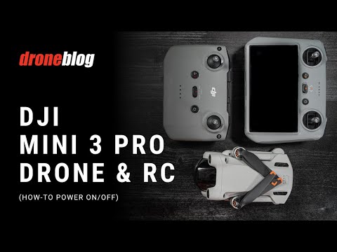 DJI Mini 3/Mini 3 Pro: How to Power on/off